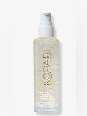 New Golden Aura Body 24 K Gold Flakes Coconut Hyaluronic Acid